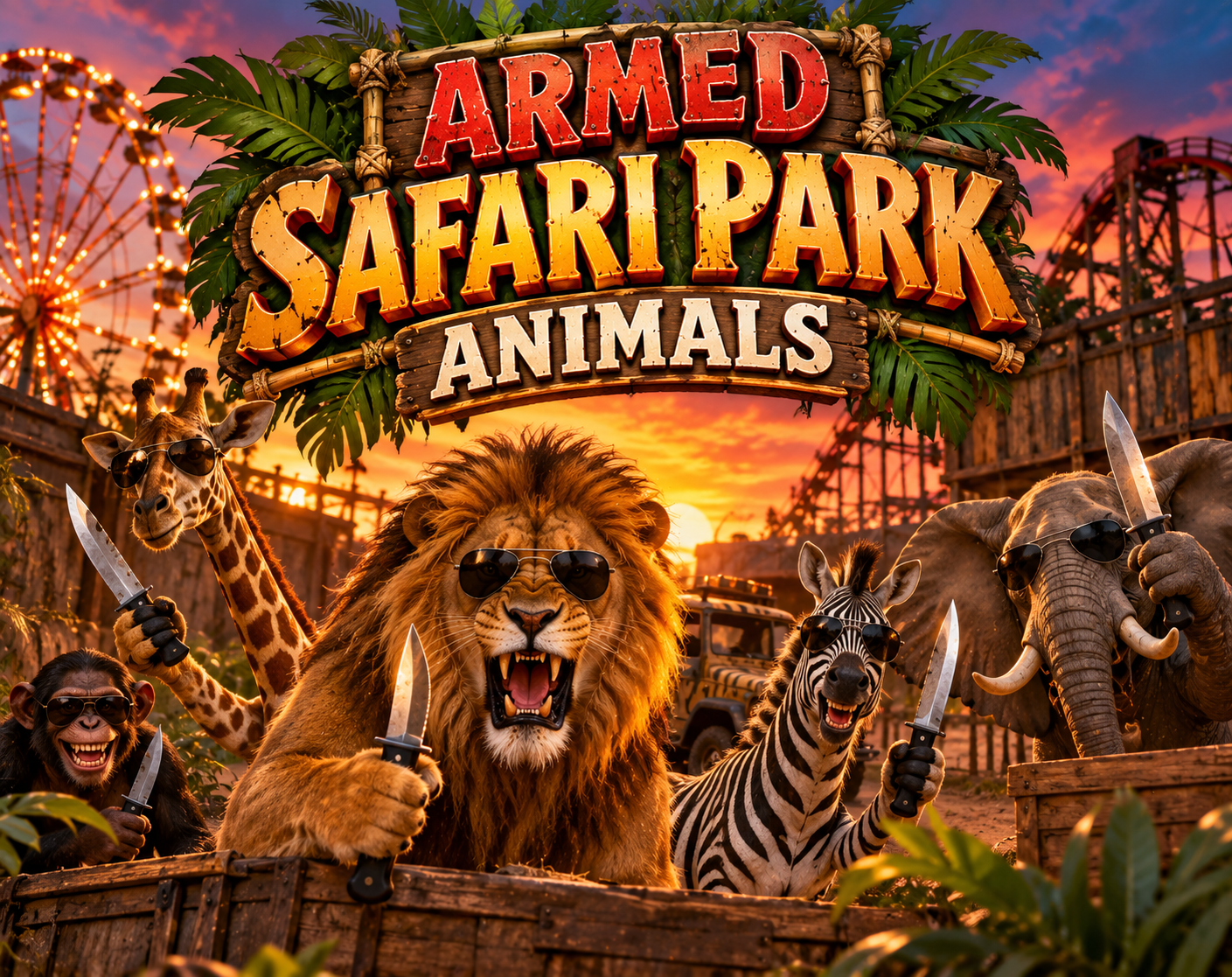 Armed Safari Park Animals