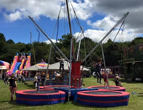bungee trampoline for hire UK bungee trampoline funfair and fairground ride