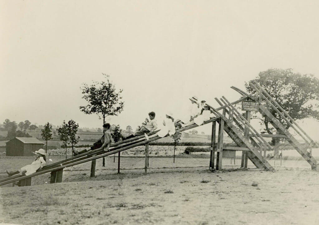 Charles Wicksteed timber slide