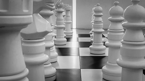 Chess board with chess pieces Chess Set