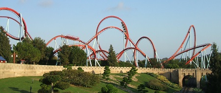 Dragon Khan Roller Coaster Roller Coaster Ride