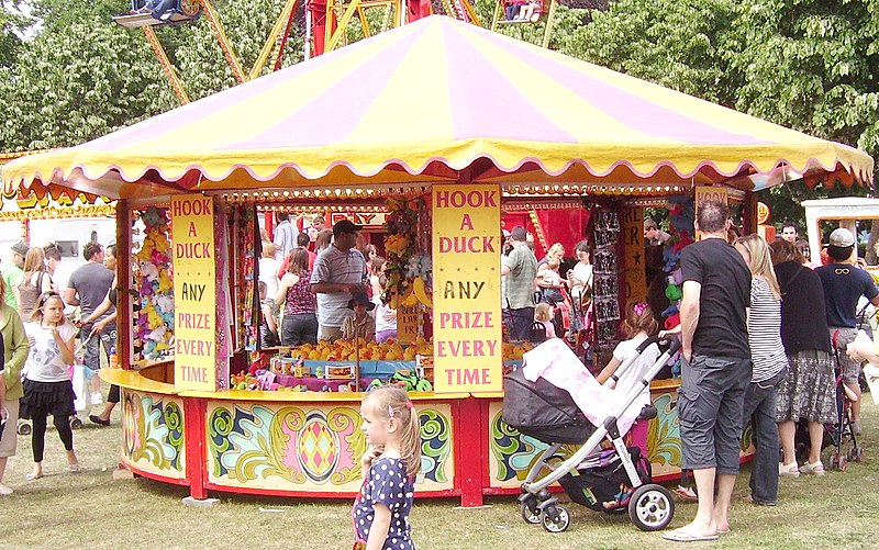 Funfair Side Stall Hook a Duck Hook a Duck Side Stall