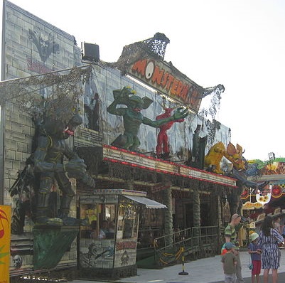 Ghost Train funfair ride ghost train