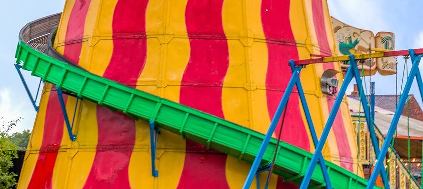 What is the history of the Helter Skelter slide? History of the Helter Skelter