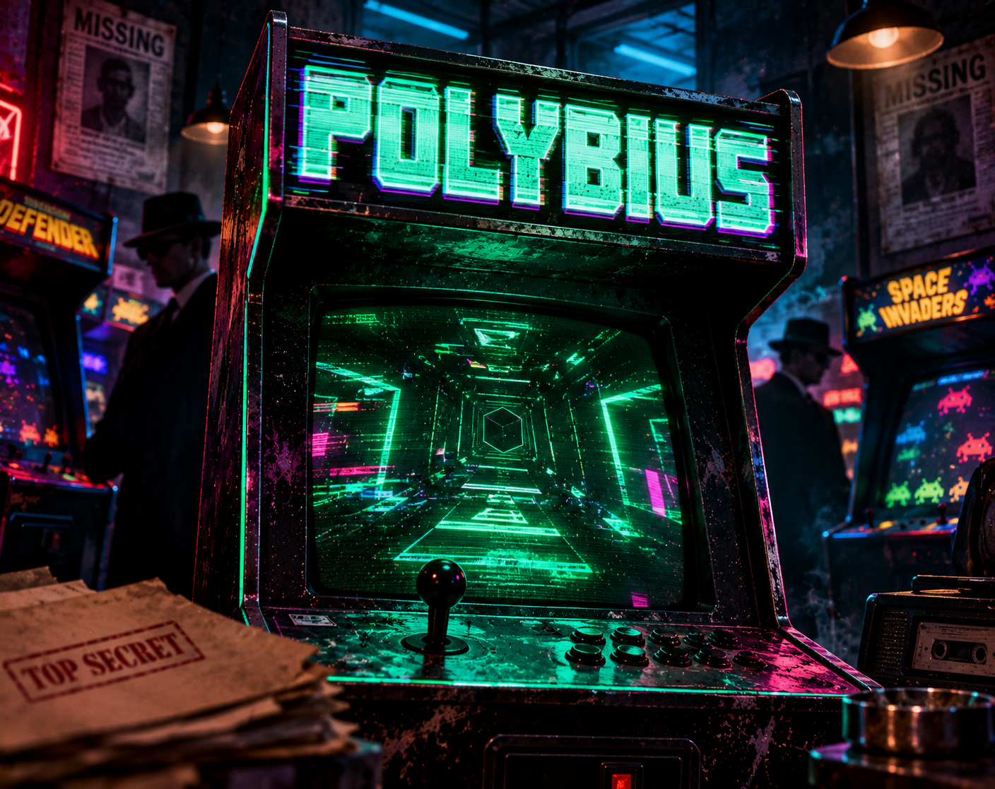 The myth of the Polybius arcade game the legendary Polybius arcade game