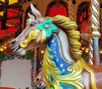 Stevie the Carousel Horse