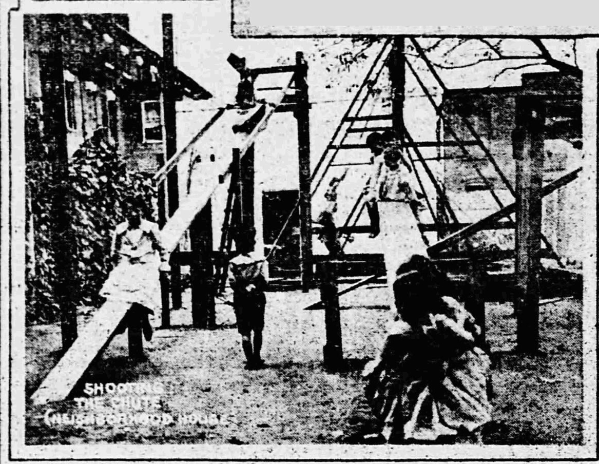 The First Playground Slide